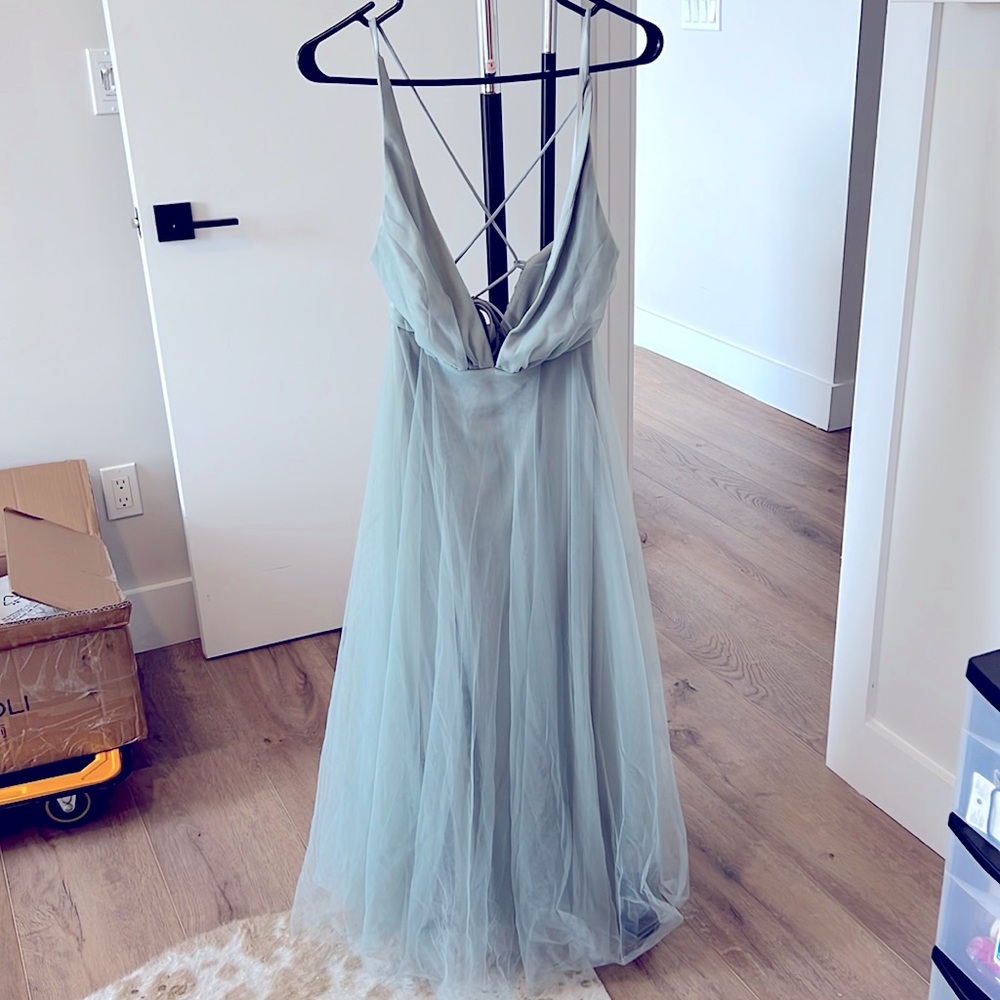 Brand new never worn Wedding Guest Dress- Blue Haze, Size 4
